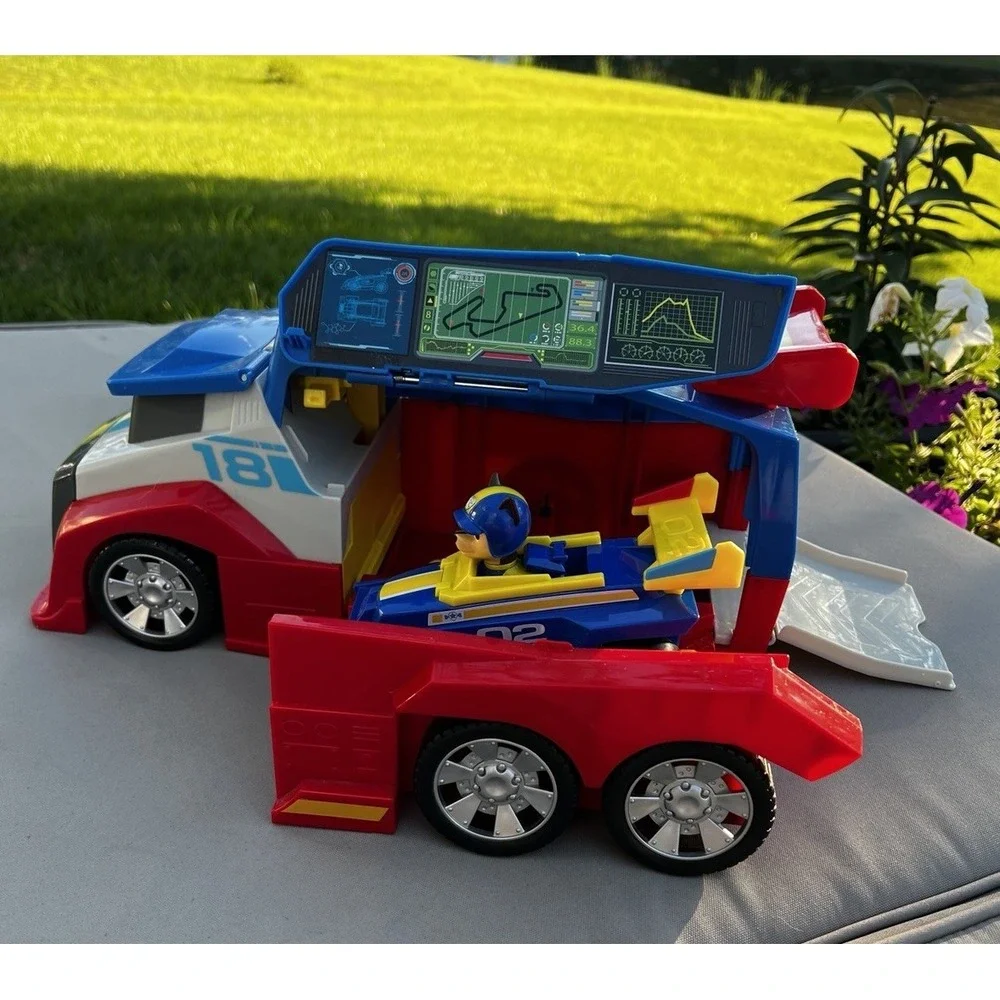 Paw Patrol Ready Race Rescue Mobile Pit Stop Team Vehicle Nickelodeon‎ Toy